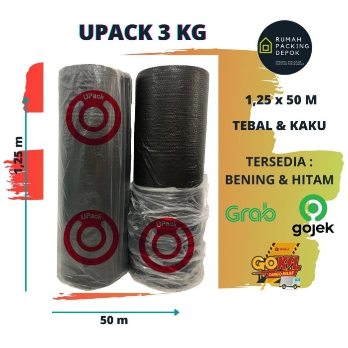 

Bubble Wrap hitam SIP - Upack 3 Kg