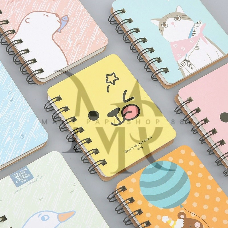 

Notebook Cute Character Portable / Buku Catatan Bergaris Mini Untukngingat Tugas Anak Dewasa Multifungsi / Scrapbook Simple Aesthetic Motif Lucu Imut / Jurnal Harian Perlengkapan Sekolah Kuliah Kantor / Untuk Hadiah Kado Souvernir Ulang Tahun BERKUALITAS