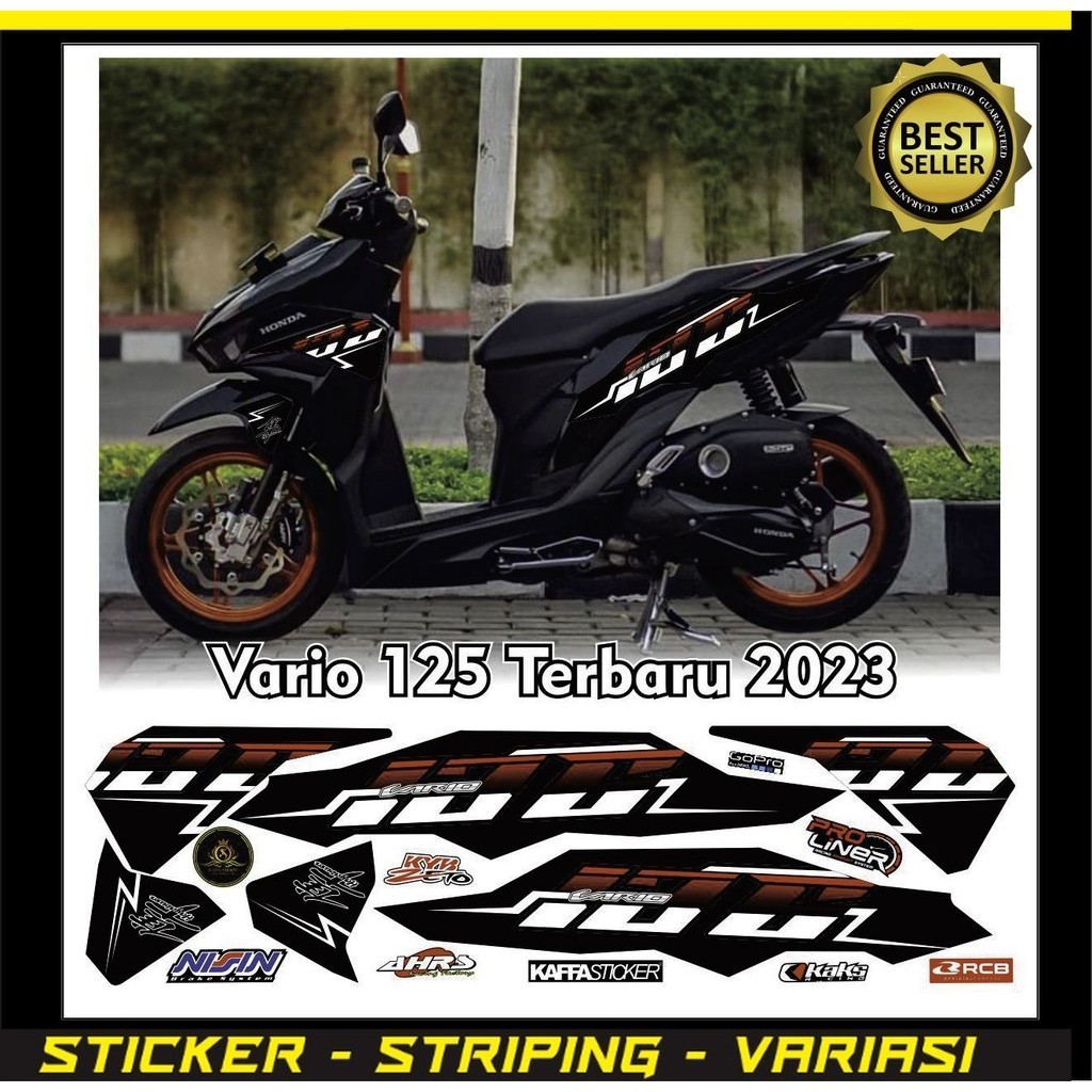 Sticker Striping Decal Vario New 150-125, Sticker New Vario 125-150, Striping New Vario Terbaru Simp