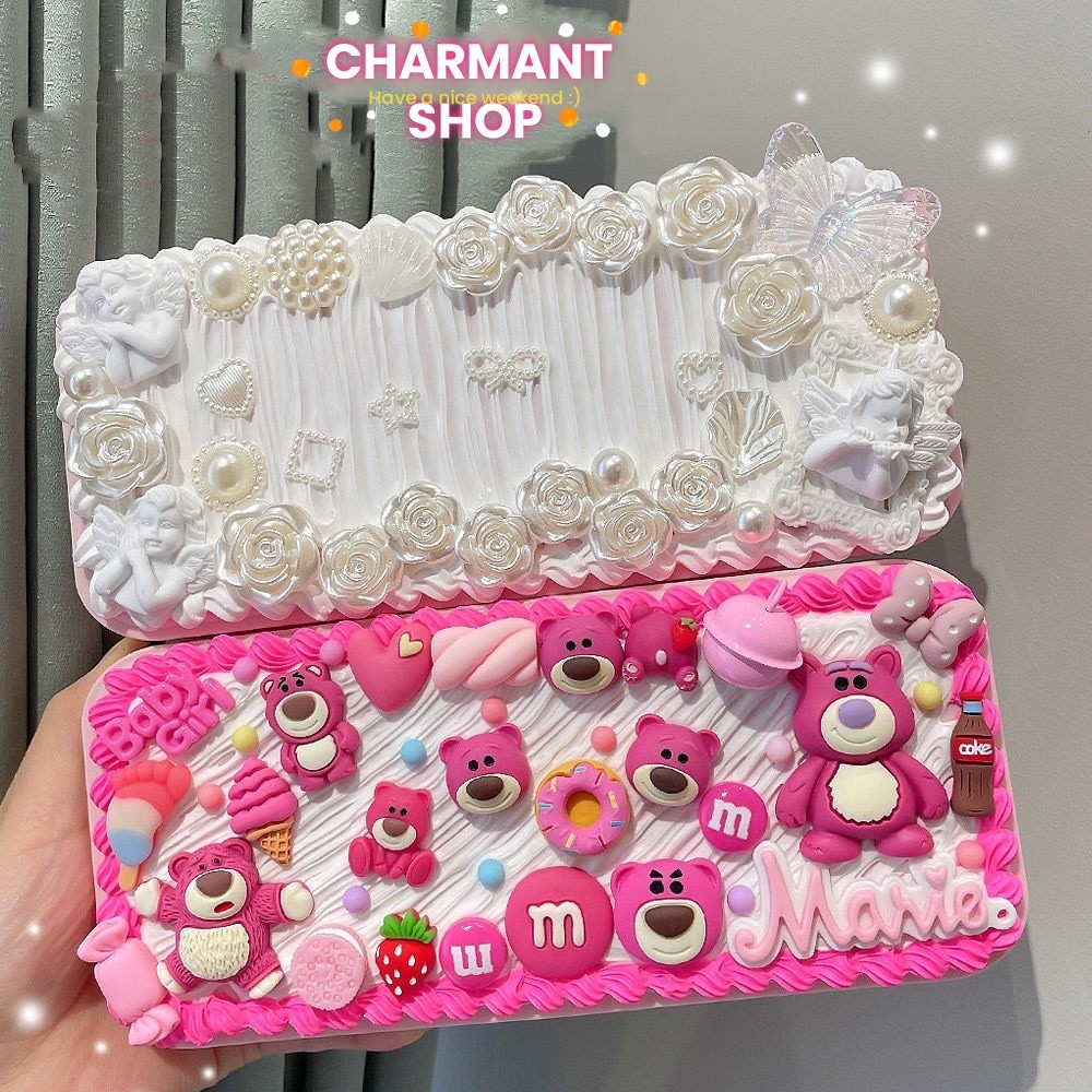 

[CHARMANT] Tempat pensil menghiasPoney DIY/ Deco Cream Set Kotak Pensil /Tempat Pensil Korea Lucu Anak