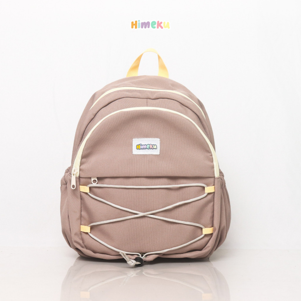 Himeku TAMAGO MEDIUM Backpack - Tas Sekolah Medium - Ransel Kanvas Wanita /Update 2025
