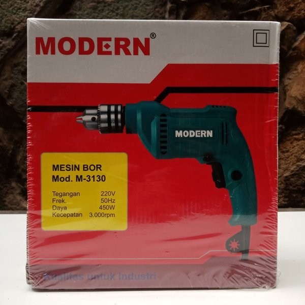 CUCI GUDANG MODERN MESIN BOR LISTRIK TANGAN DRILL 13MM M-3130 M3130