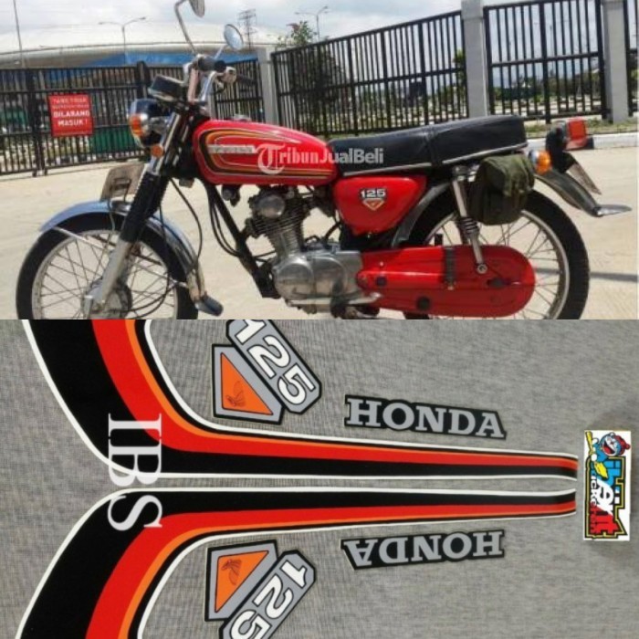 STRIPING STANDAR ORI HONDA CB125 CB 125