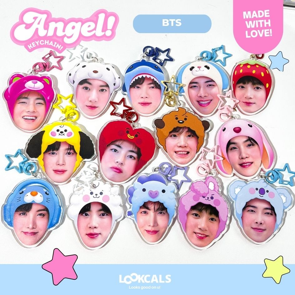Keychain Angl Version BTS – Gantungan Kunci Eksklusif untuk ARMY | Aesthetic & Limited Edition