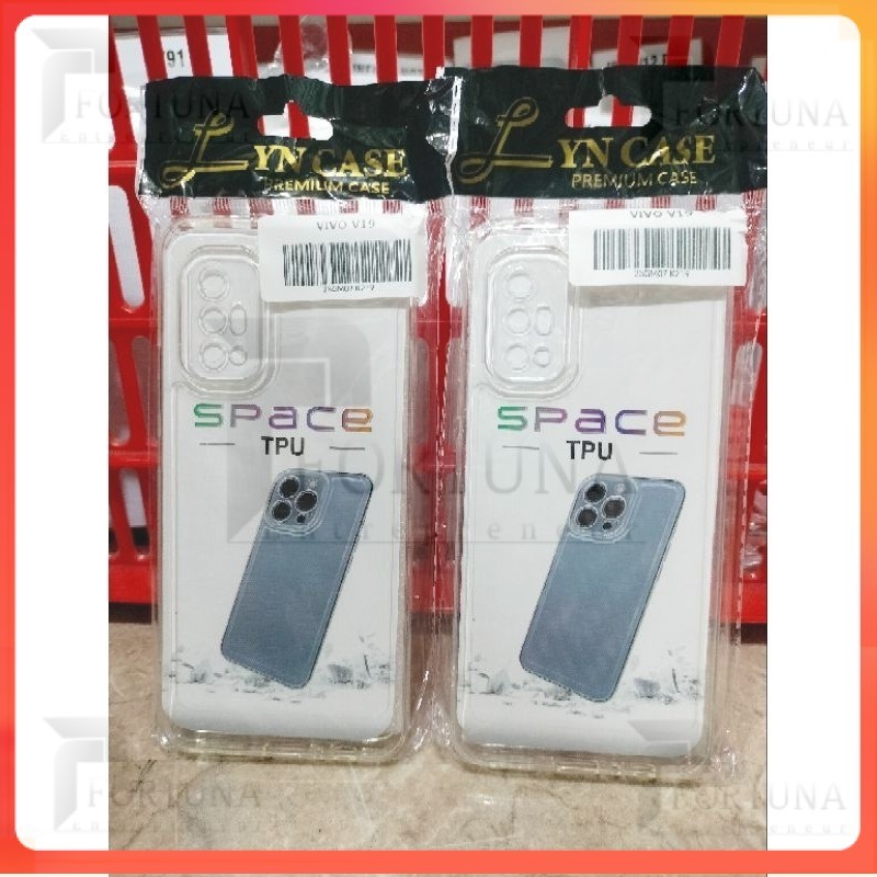 casing Case SOFTCASE CLEAR SPACE TPU VIVO V19/V17 SILICON BENING TRANSPARAN