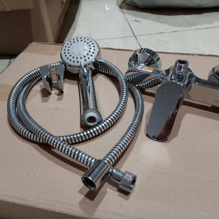Kran Mixer Shower Panas Dingin Set Shower Toto TX474SUN