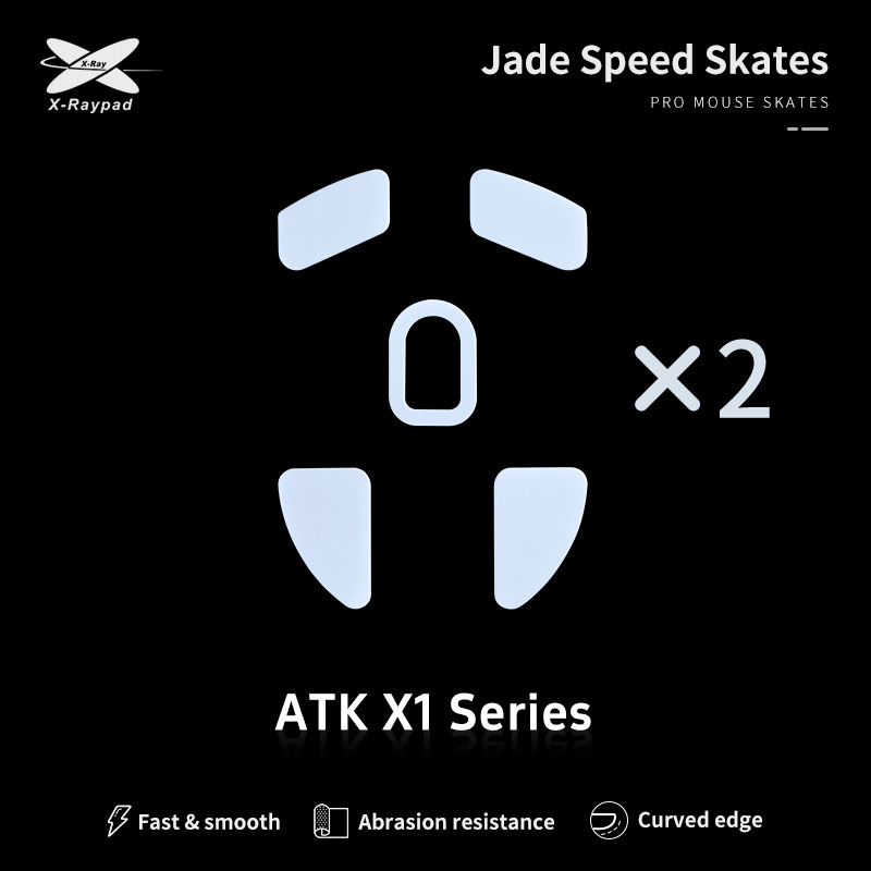 Xraypad Jade mouse skates for ATK Blazing Sky X1 Series ATK Blazing Sky X1 Foot Sticker Feet X-raypa