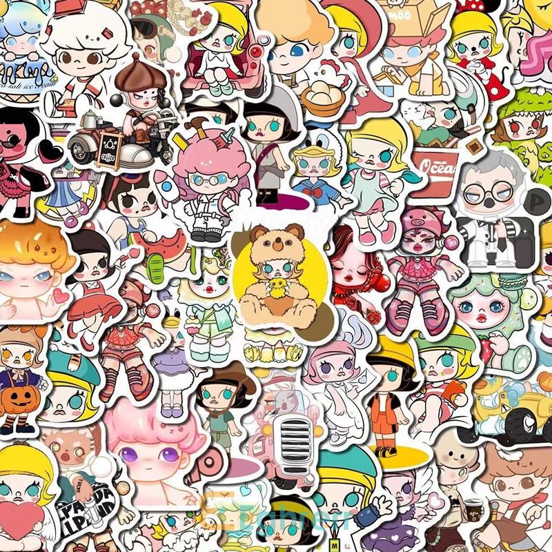 

COD Stiker Molly Lucu Stiker Kartun Stiker Scrapbook Tablet Stiker Dekoratif