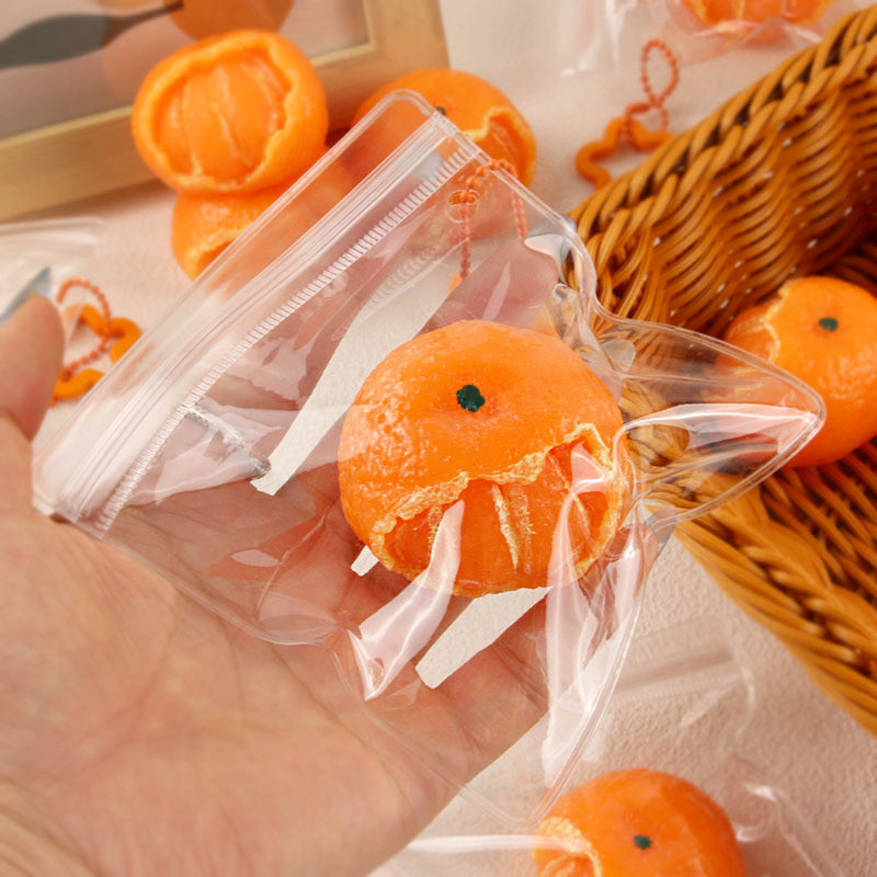 Super Soft Peeling Tangerine Squeeze Slow Rebound Orange Tangerine Mochi Toy Squeeze Toy Squeeze Ant