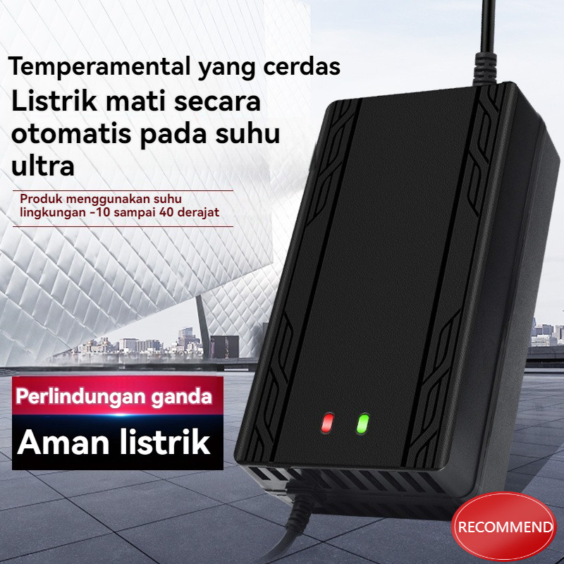 Motor Listrik Charger Universal / 48V 12ah Charger Sepeda Listrik / Bagian mobil Baterai Selis Scoot