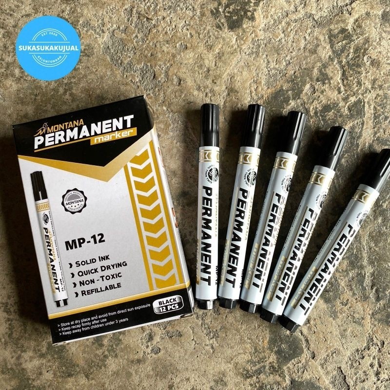 

bisa COD / ojek / instan pekanbaru / (ECER)spidol permanent montana hitam