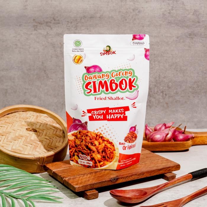 

Bawang Goreng Simbok Premium Original 200gram, asli Brebes, renyah,