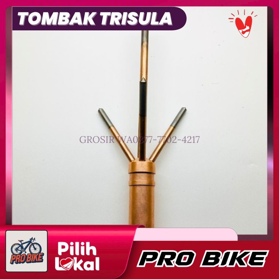 Diskon Anti Petir Trisula Tombak Penangkal Petir Splitzen Trisula Cabang Tiga