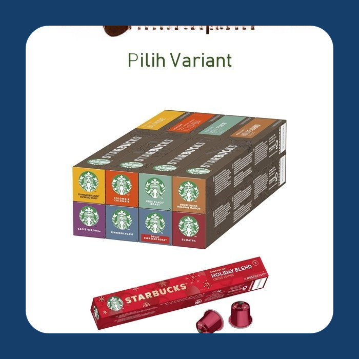 

Starbucks Coffee Capsules Kompatibel untuk Nespresso