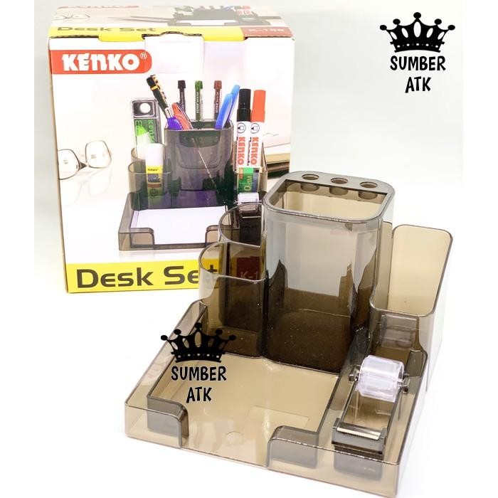 

AHHA Kenko Desk Set K-158 / Tempat Alat Tulis / Desk Set Organizer BESAR - 1 PCS