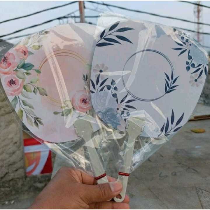 [oddsolshop] pekanbaru/Souvenir Pernikahan Kipas Bunga Shabby