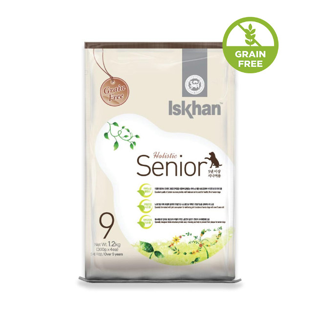 [SUNNYPAWS] Iskhan Senior Dog Food 1.2 KG Makanan Anjing Senior Tua Holistic Dry Dog Food