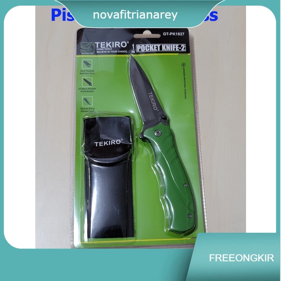 Tekiro GT-PK1827 Pocket Knife-2 Pisau Lipat Tekiro Pisau Serbaguna