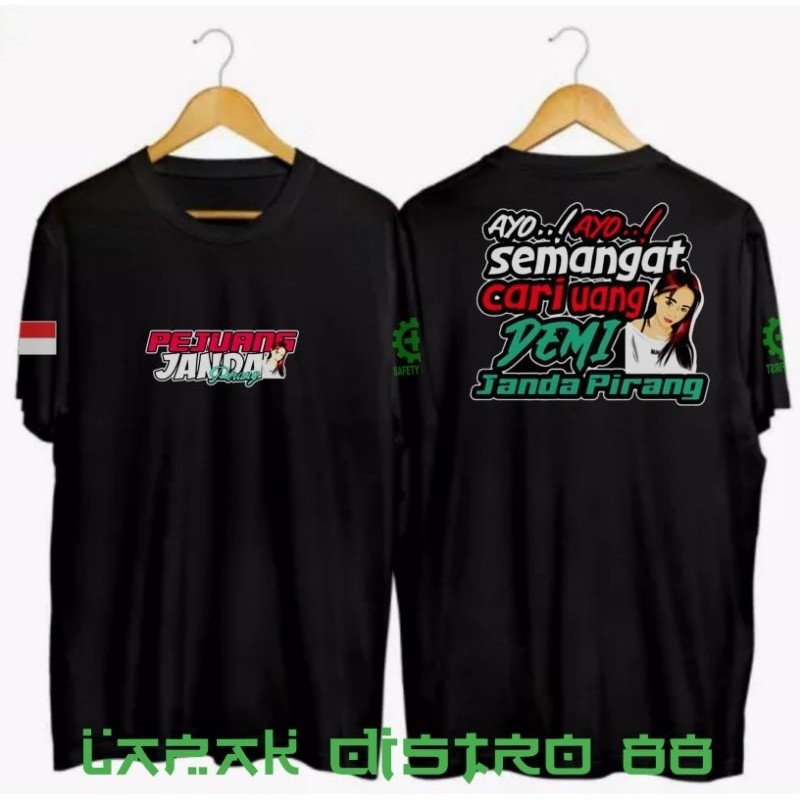 Kaos Pejuang Janda Pirang / Baju Tshirt Distro Pejuang Janda Pirang / Kaos Kata - Kata Janda Pirang 