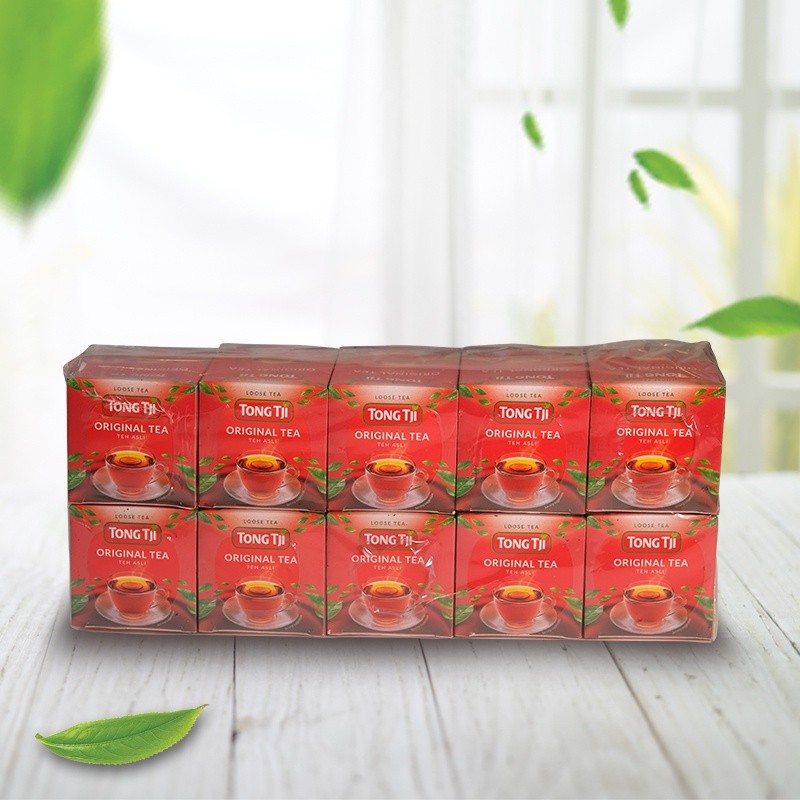 

Tong Tji Original Tea 50g, Teh Seduh per Karton isi 10 slop/100 pack