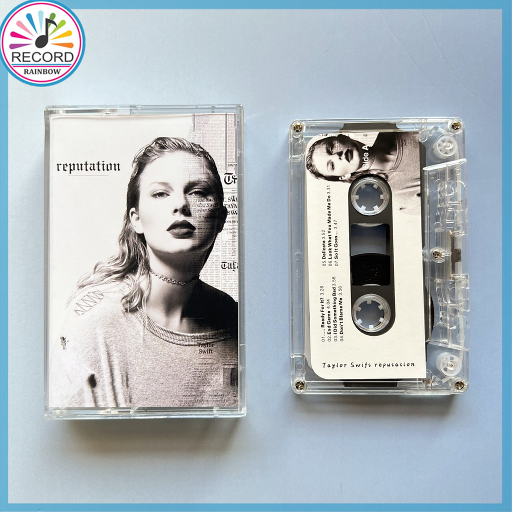 Kaset Pita Taylor Swift Reputation Cassette Tape [Tersegel] Terbaru