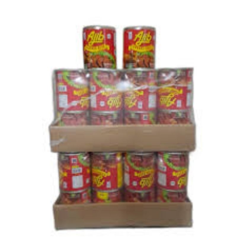 

kornet ajib 1 karton 340 gram . kornet sapi .