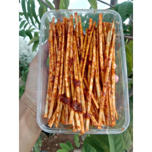 

Mie Lidi Gepeng Besar 500ml Varian Rasa Pedas