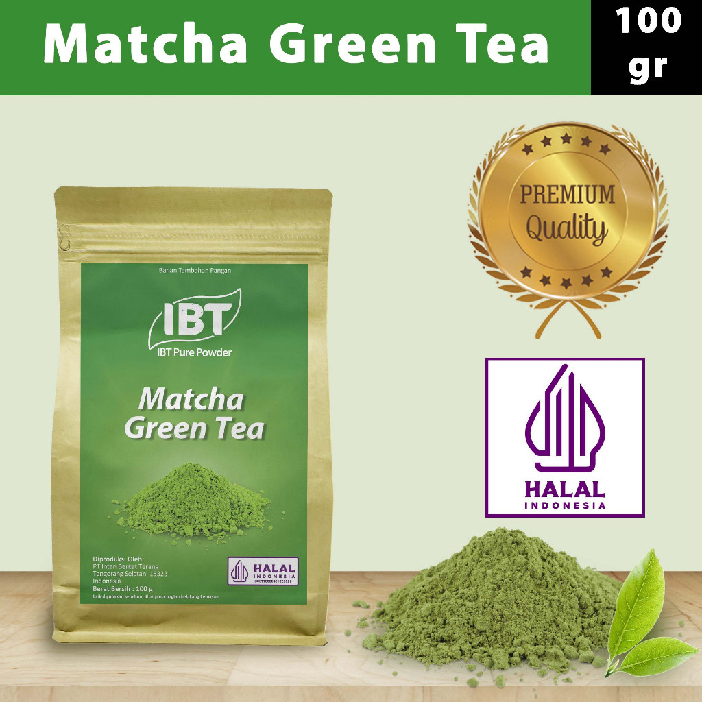 

Pure Matcha Green Tea Powder. Essence Murni Bubuk Impor Kualitas Bagus 100 gr