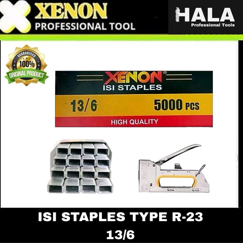 

XENON - ISI MATA STAPLES / ISI REFILL STAPLES 13/6 TYPE R-23HALA2