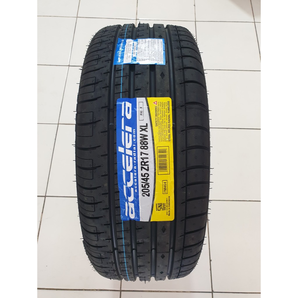 Ban Mobil RING 17 ACCELERA PHI-R 205/45 R17 MOBIL CIVIC AVANZA DLL