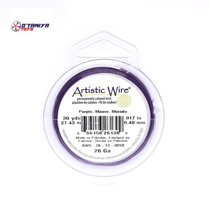 Artistic Wire PURPLE 0.64 mm 22GA Copper Wire Kawat Tembaga Kawat AW