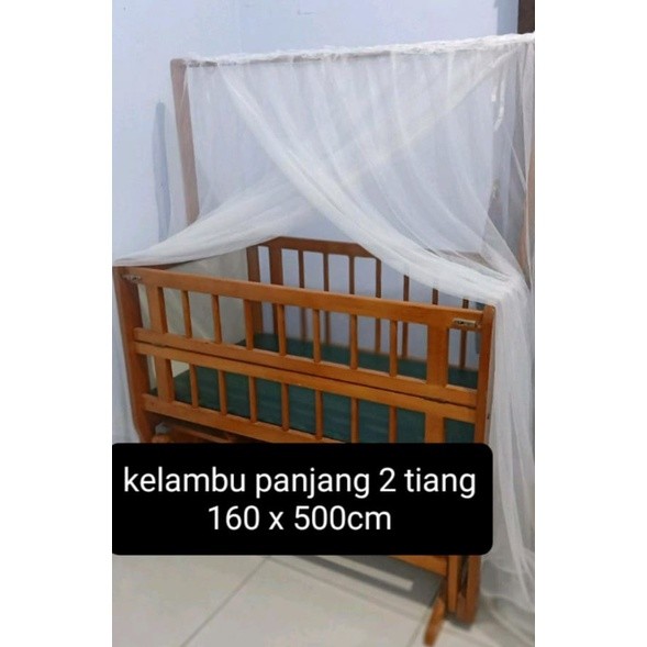 Kelambu Box Bayi 2 Tiang termurah / kelambunya sajah 104874 kelambu box bayi