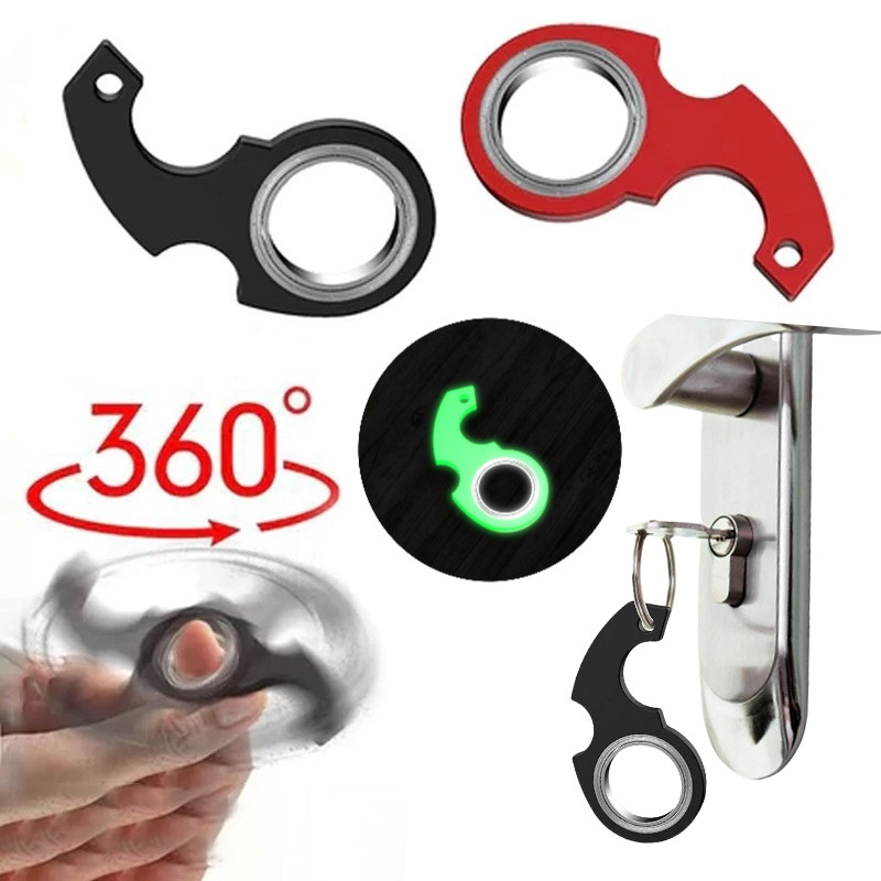 Keyrambit Fidget Spinner Premium Keychain / Gantungan Kunci Karambit