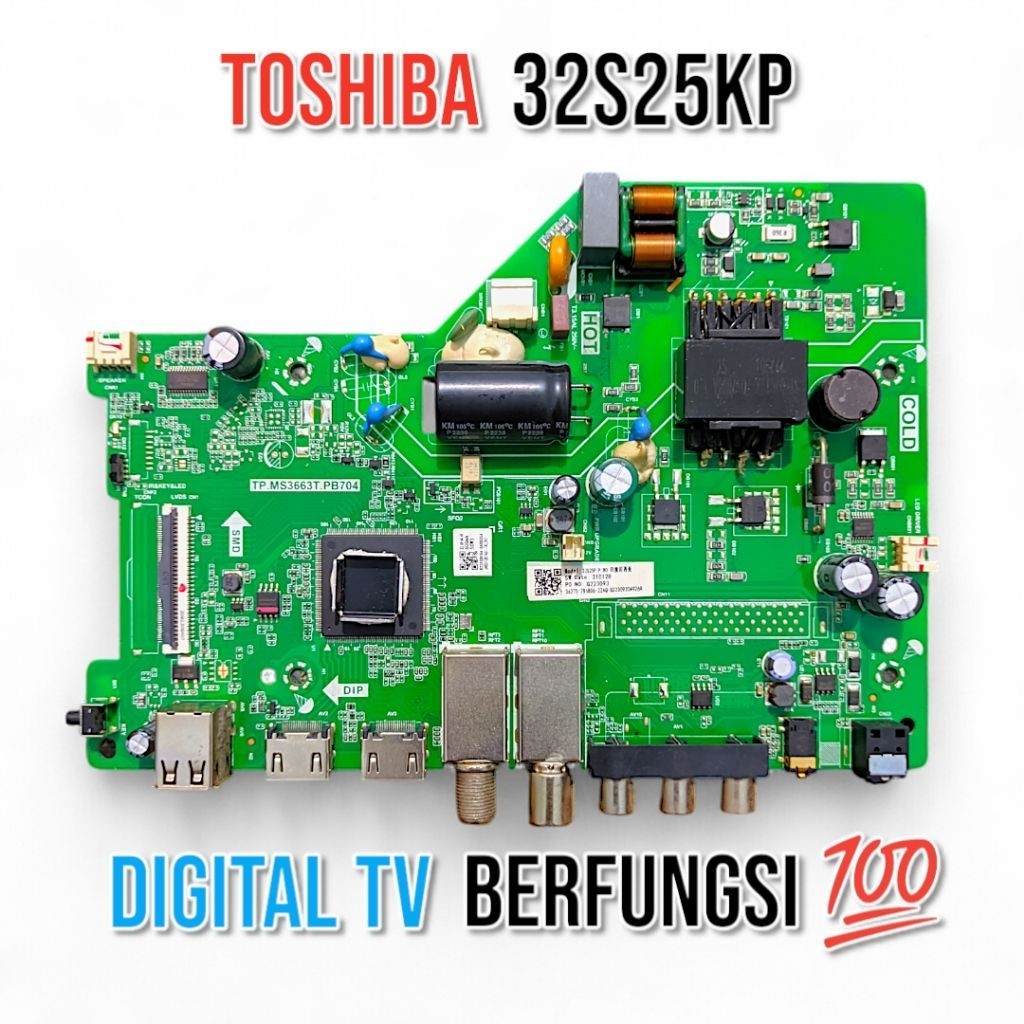 MB TOSHIBA 32S25KP - MESIN TV TOSHIBA 32S35KP - MAINBOARD TOSHIBA 32S25KP - TOSHIBA 32S25KP DIGITAL