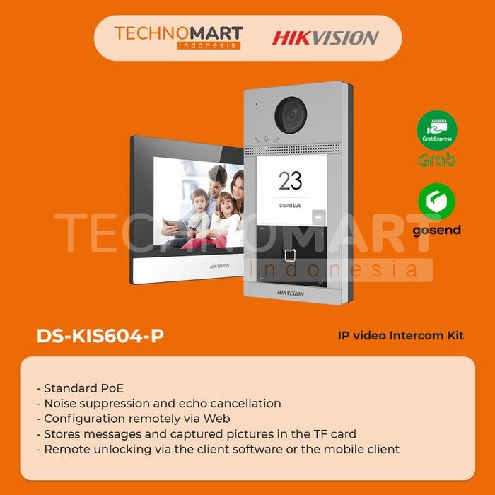 

DS-KIS604-P - HIKVISION VIDEO INTERCOM