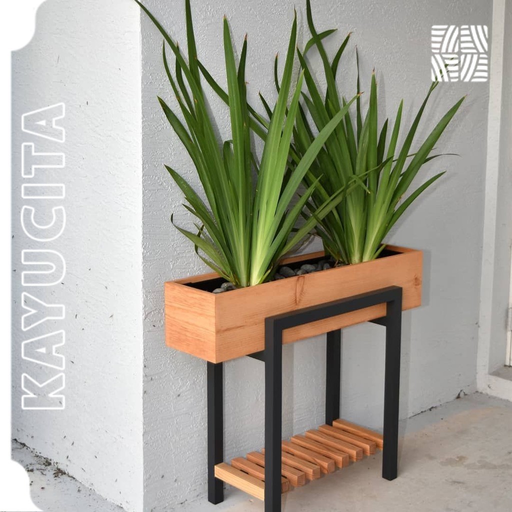 Vas Bunga Kayu Vas Aestetik Kayu Minimalis