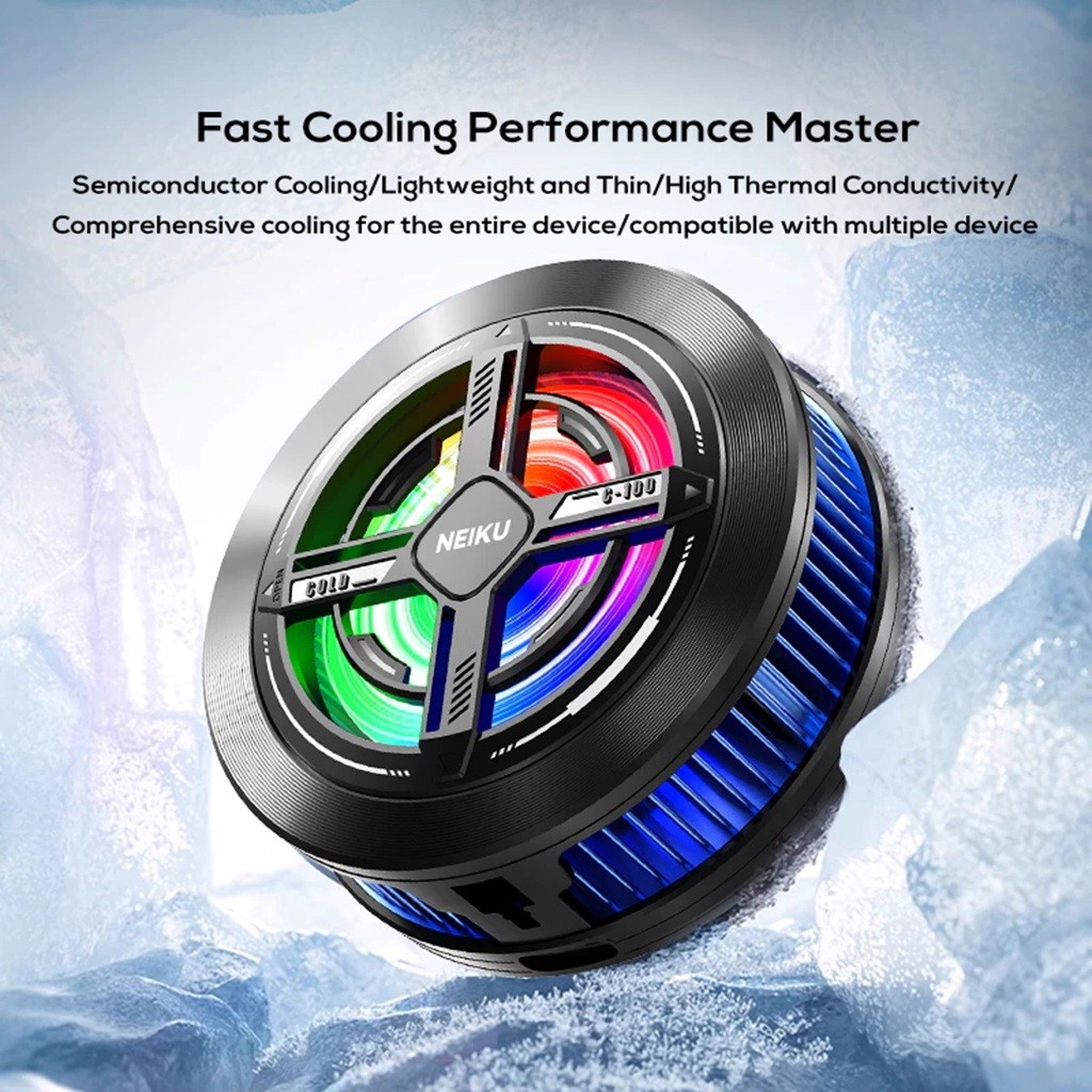 C60 C90 Magnetic Fan Cooler Accessories Gaming Phone Cooler Pendingin Hp magnetik Cooling Fan Gaming