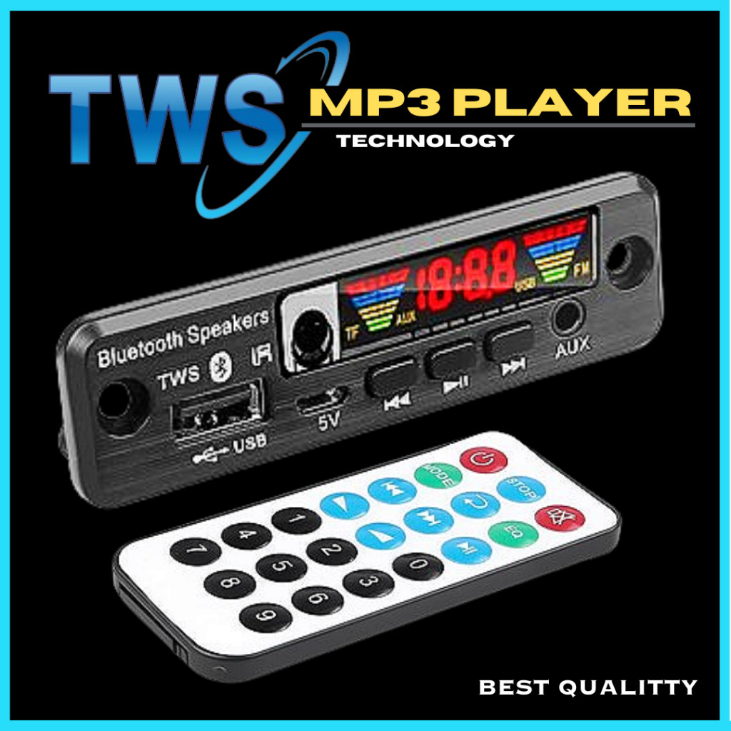 Modul MP3 Player Bluetooth USB FM Radio TWS 5 Volt