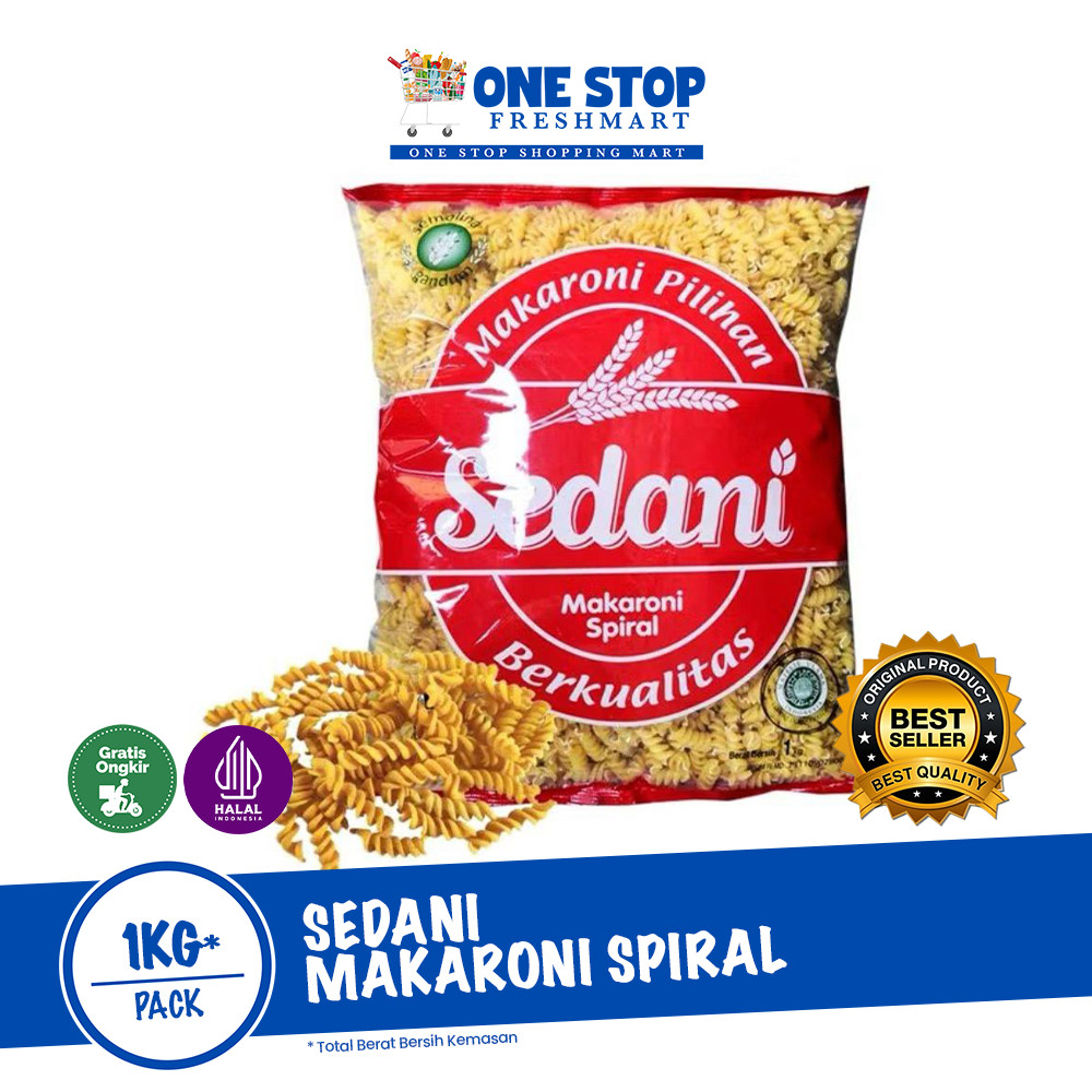 

SEDANI MAKARONI SPIRAL 1KG