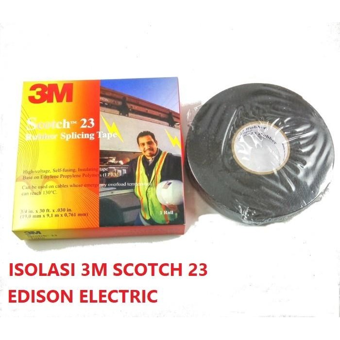

Isolasi Listrik 3M Scotch 23 - Rubber Spilicing Tape