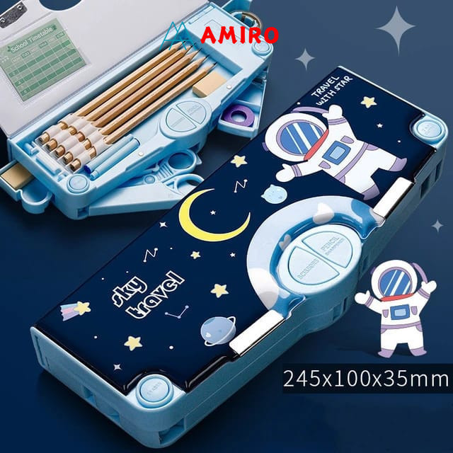 

NYBEBY26 PENSIL BOX MEKANIK MULTIFUNGSI LENGKAP KOTAK PENSIL TEMPAT PENSIL KARAKTER WATERPROOF KOTAK