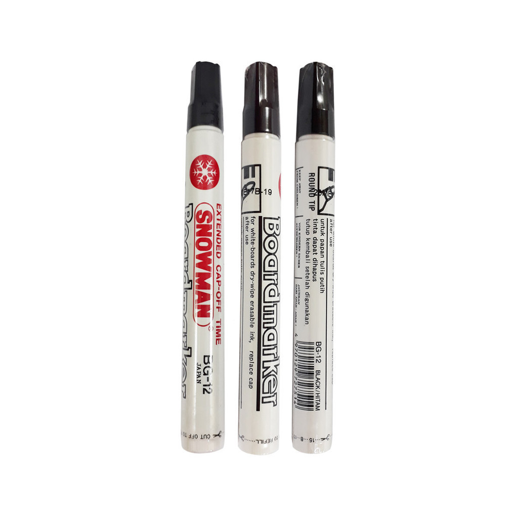 

Spidol Whiteboard Marker SNOWMAN ABG-12 BG-12 Non Permanen M&G AWMY2271 AWMY22R2