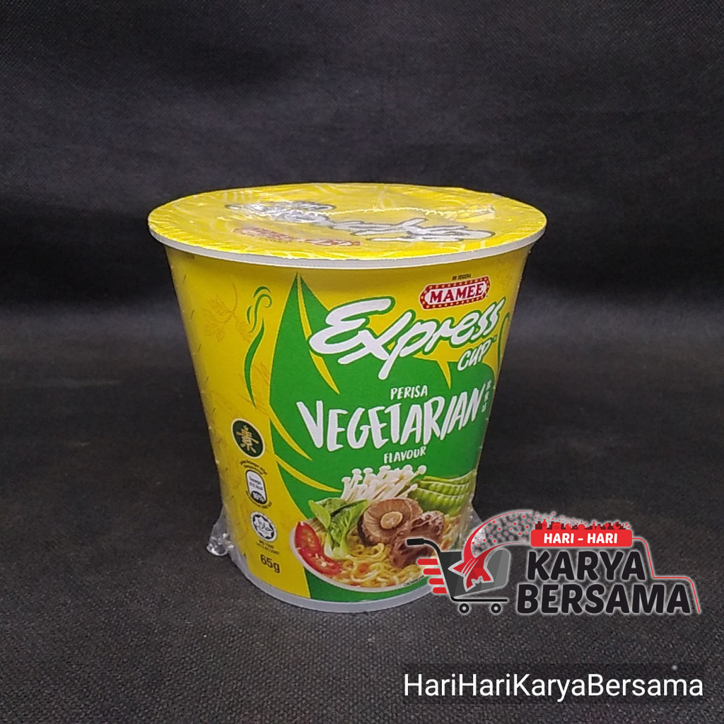 MIE INSTAN MAMEE EXPRESS VEGETARIAN CUP 65GR