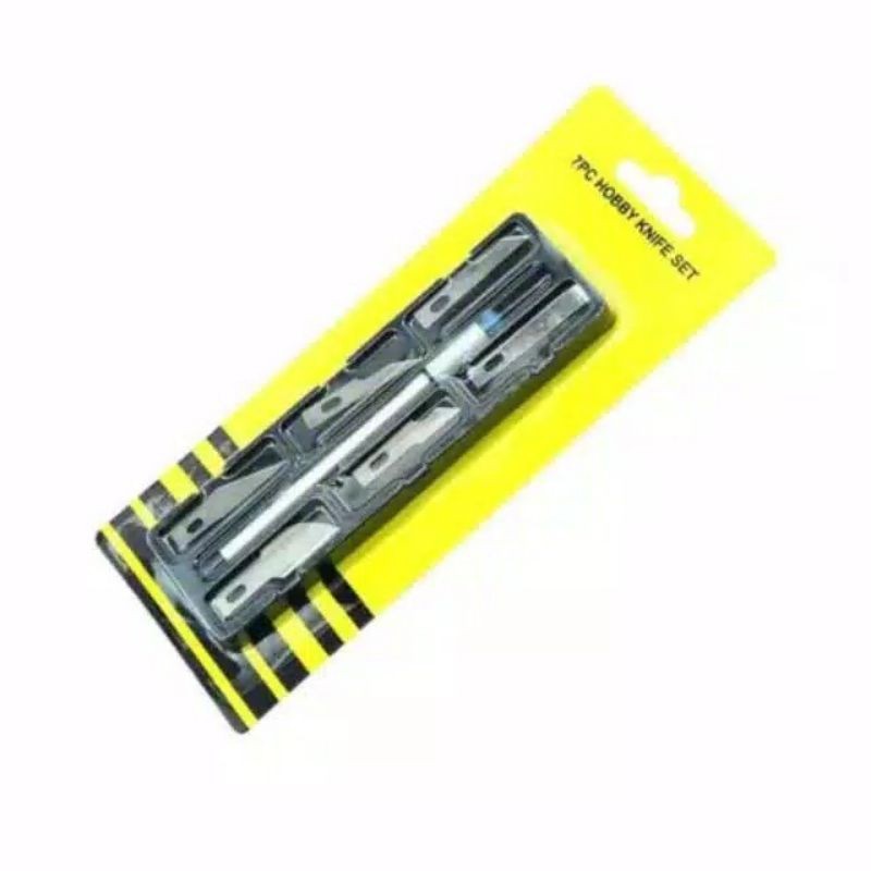 Pisau Ukir Bonsai | Pisau Sayat Bonsai Kelapa (7in1) dengan Variasi Mata Pisau