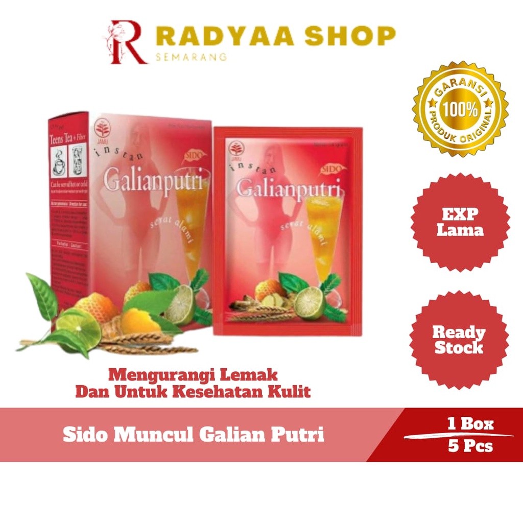 

Jamu Galian Putri Instan 5's - Mengurangi Lemak Kesehatan Kulit