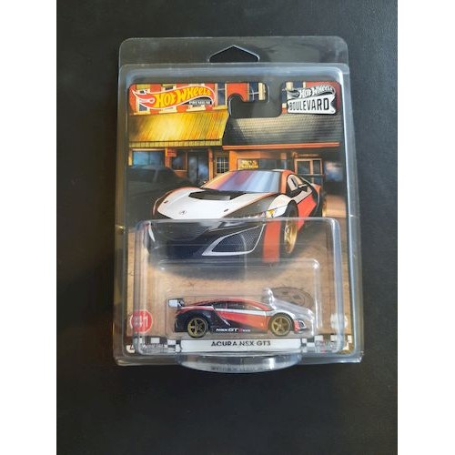 Hot Wheels Hotwheels Acura NSX GT3 Boulevard Premium Die Cast Car hw69