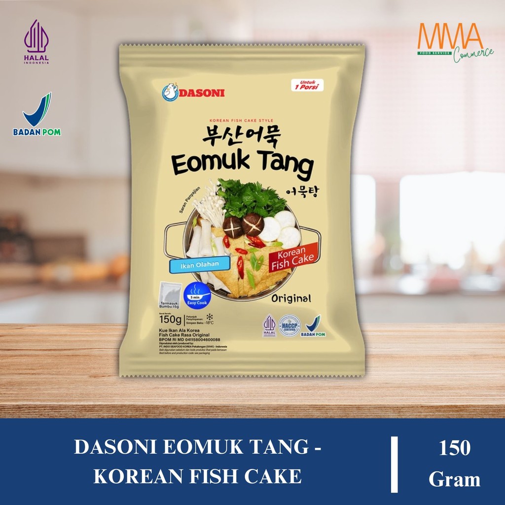 

DASONI EOMUKTANG – Kue Ikan Otentik Ala Korea - 150 gram | Korean Fish Cake