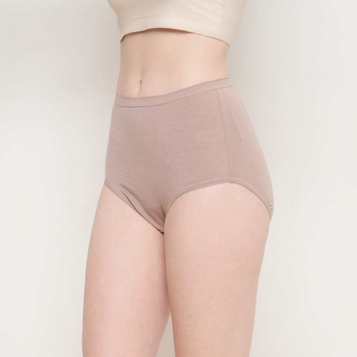 ✨LARIS✨ -Sorella Panty Sweet Maxi N20-80746 - Maroon Brown, XXL