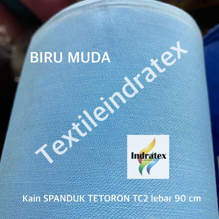 ✨NEW✨ -KAIN TETORON TC2 TC 2 KM LEBAR 90 CM spanduk komputer lukis kantong - ungu tua- 1.2.23