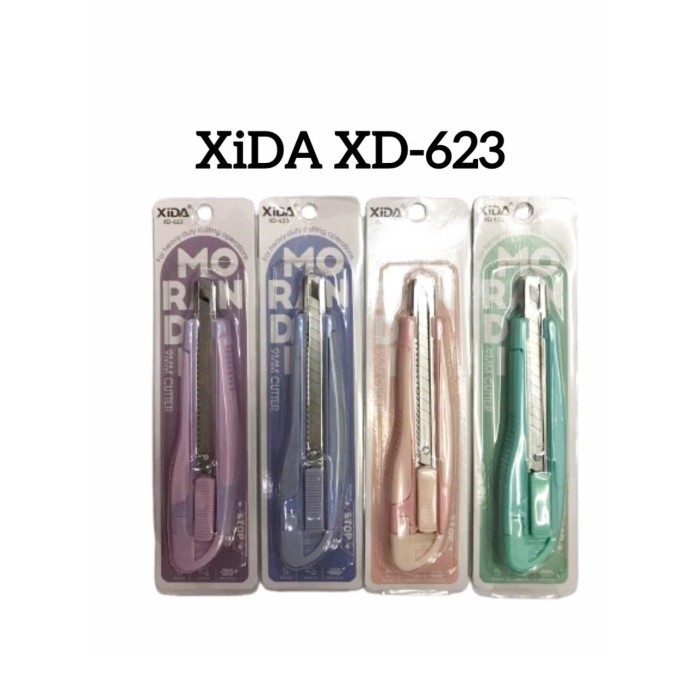 

Cutter XiDA XD-623 9mm/Alat Pemotong Kertas/Pisau Pemotong